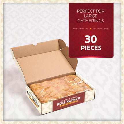 Eastanbul Kataifi Rolls Kataifi Shredded Fillo Dough (Syrup not included) Twisted Kadayif Pastry Dough, From Staple Syrup Sweetened Dessert, Ingredient for Dubai Chocolate, Shredded Wheat Cereal, 300g