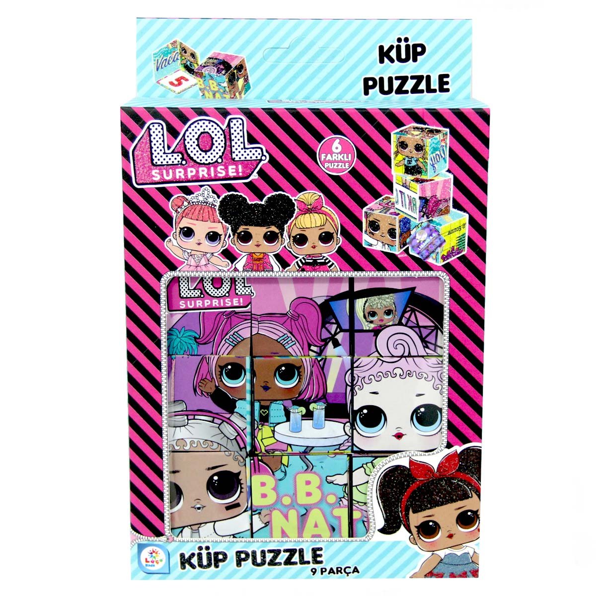 LOL Cube Puzzle 9 Pieces