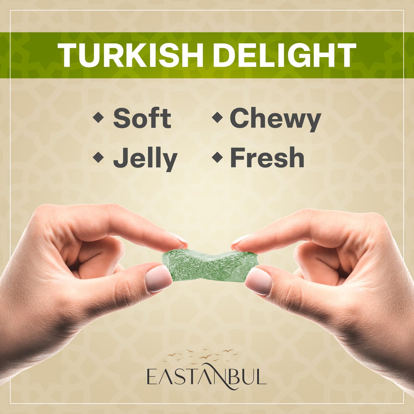 Eastanbul Turkish Delight, 35.3oz, Turkish Delights Candy, Assorted Lokum in Souvenir Wooden Gift Box, Perfect Sweets, Gourmet International Candy Gift, Lokum, Gluten Free, No Synthetic Ingredient