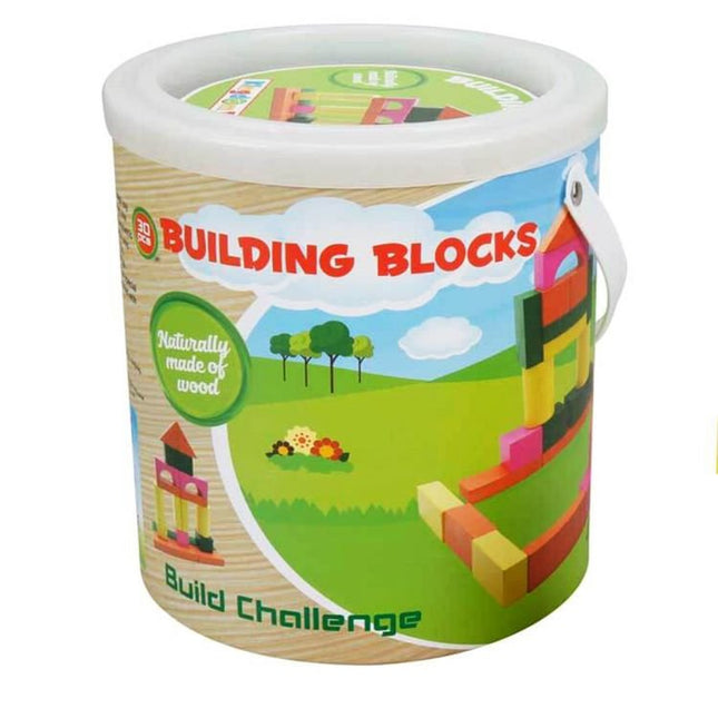 Wooden Blocks 30 Pieces