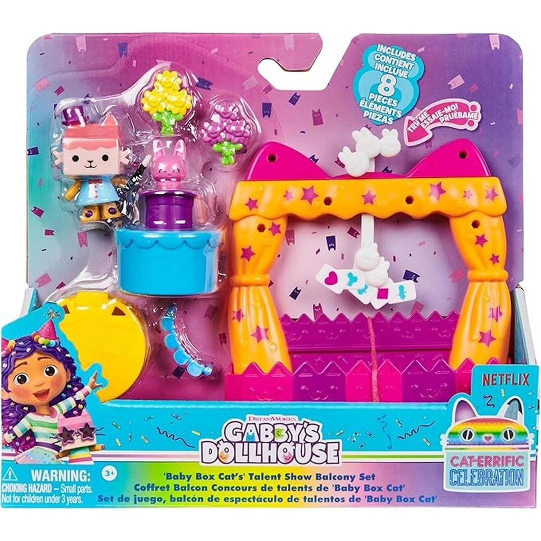 Gabby's Dollhouse Balcony Set Figure Set