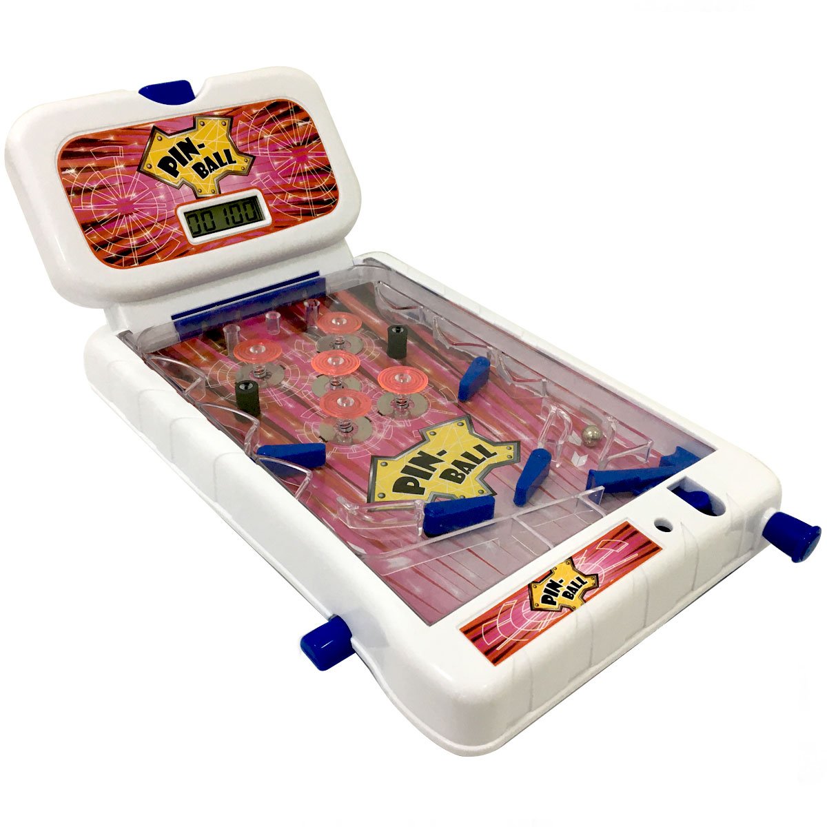 Battery-Operated Pinball Arcade Game with Lights and Sounds