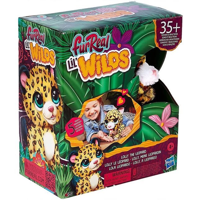 Furreal Lil Wilds Lolly Interactive Plush Leopard