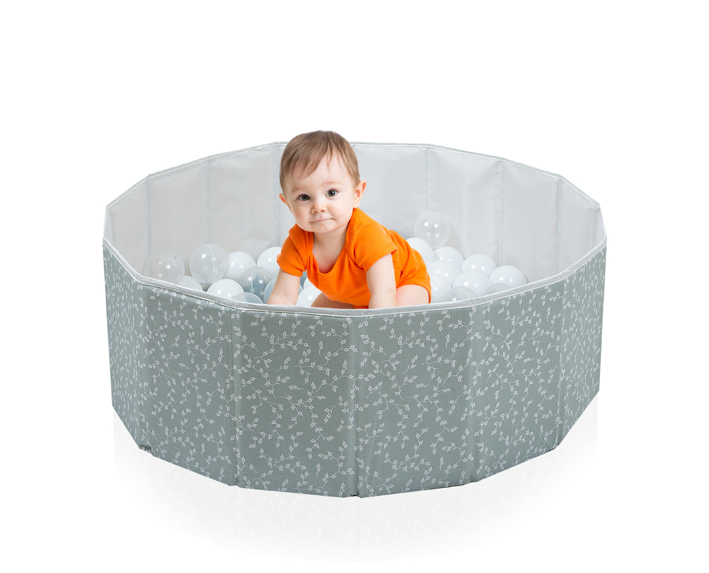 Babyjem foldable ball pool floral pattern (contains 100 balls)