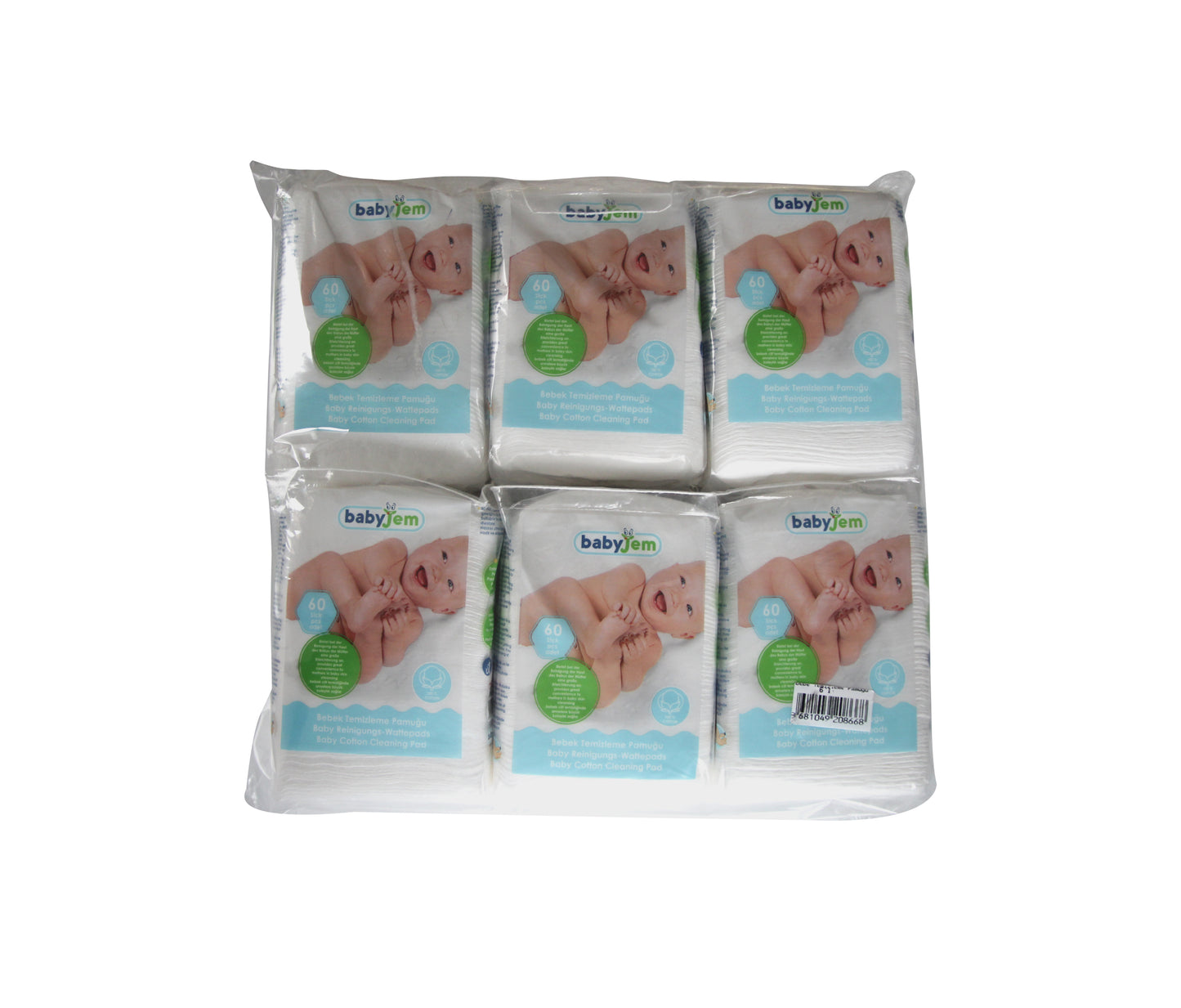 Babyjem baby cleaning cotton 6 pieces