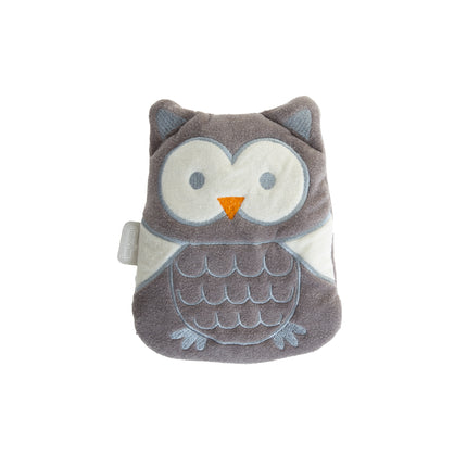 Babyjem velvet colic pillow with cherry core bag owl to reduce colic pain 14x17 cm