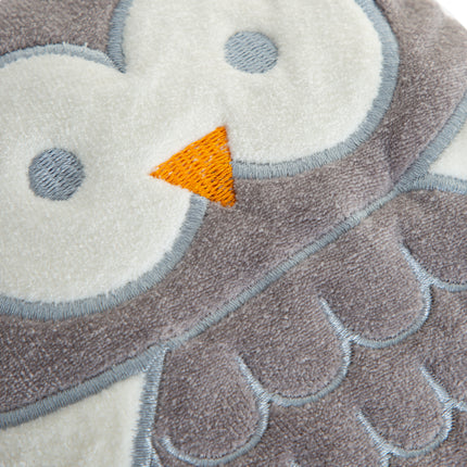 Babyjem velvet colic pillow with cherry core bag owl to reduce colic pain 14x17 cm