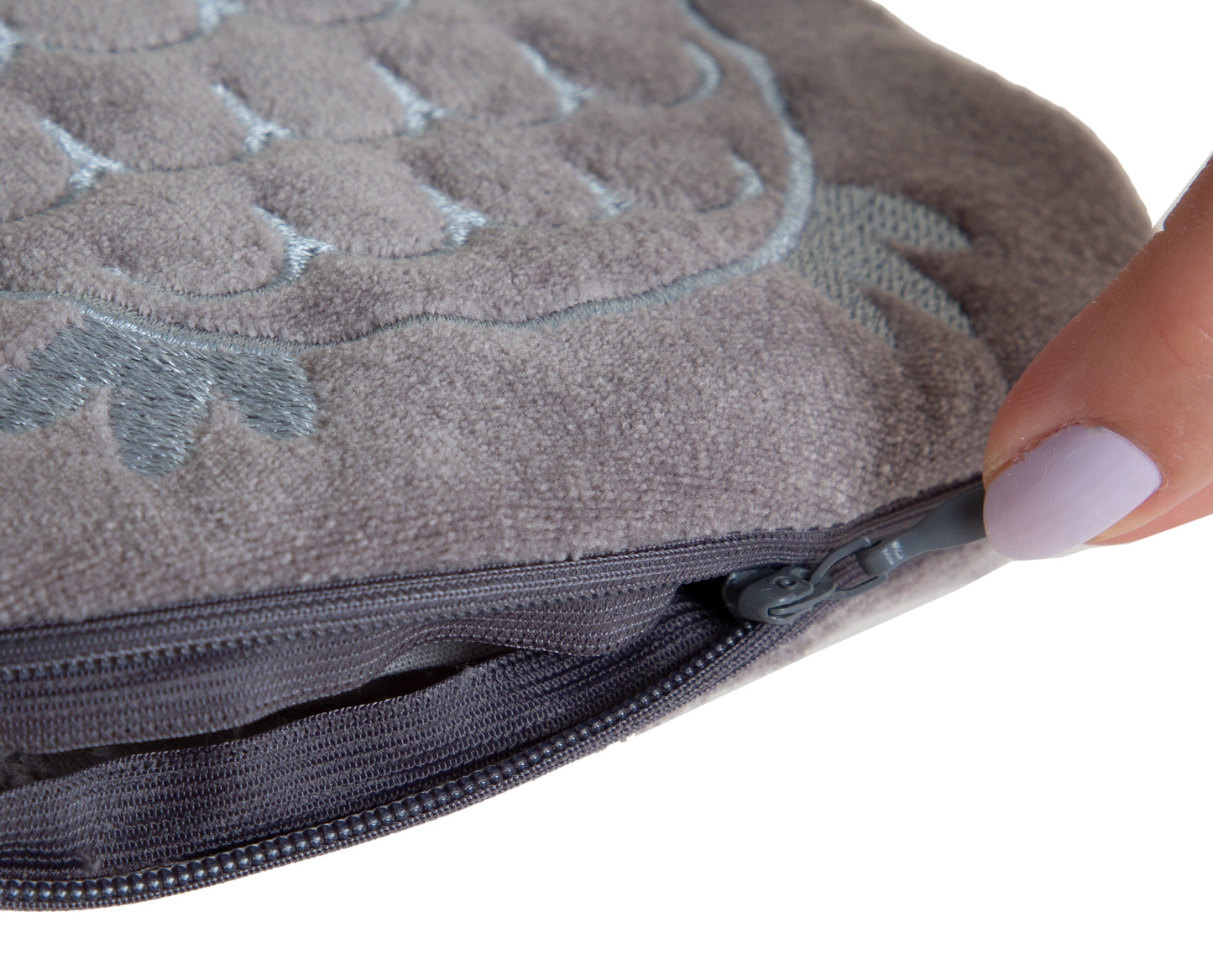Babyjem velvet colic pillow with cherry core bag owl