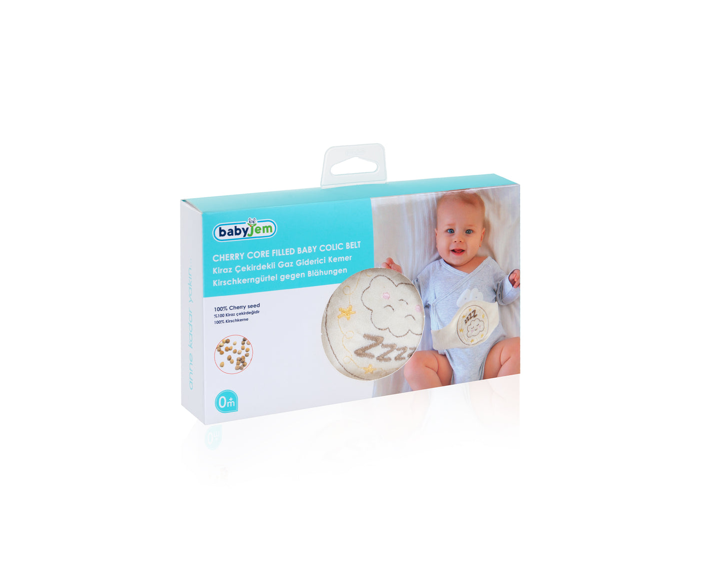 Babyjem anticolic warm belt with cherry core 100% cherry seed