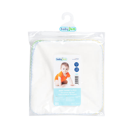 Babyjem baby hanky 10 pcs / white 20x20 cm