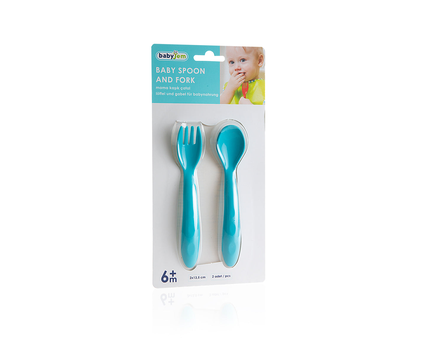 Babyjem baby spoon and fork set