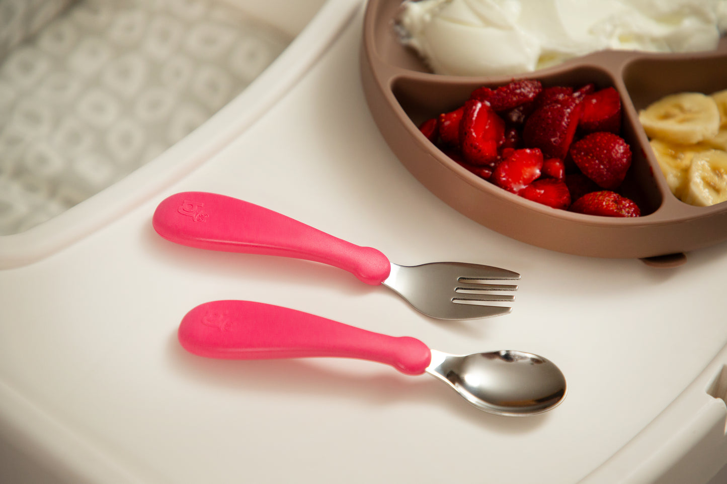 Babyjem steel spoon and fork