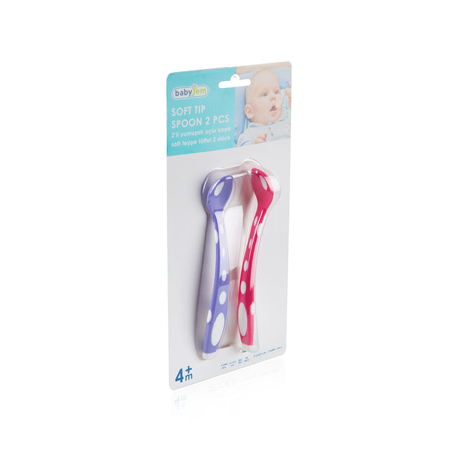Babyjem soft tip spoon 2 pieces