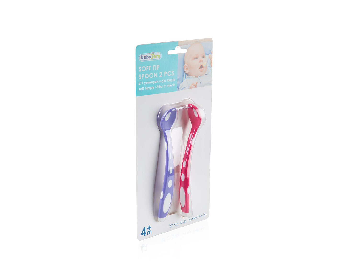 Babyjem soft tip spoon 2 pieces