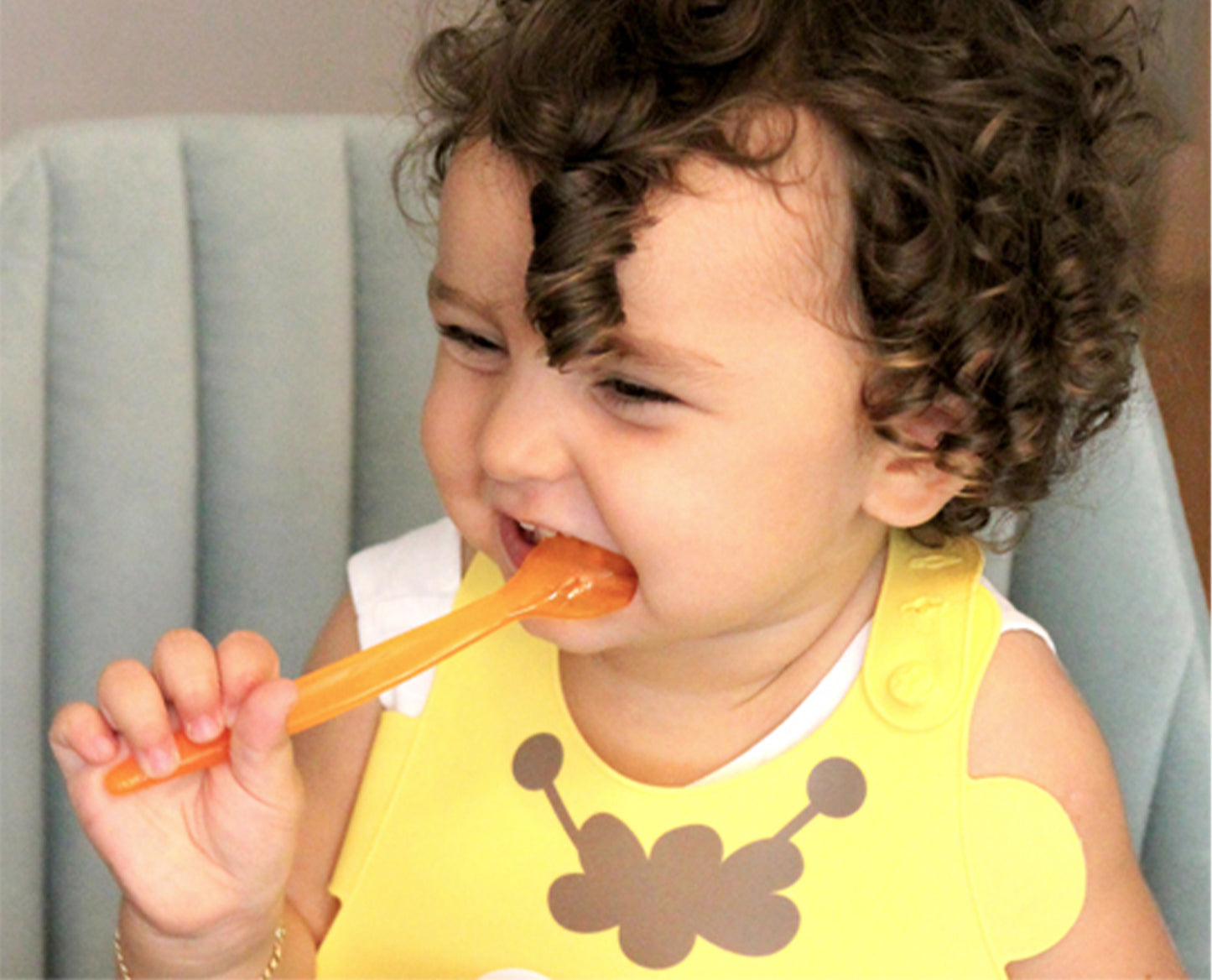 Babyjem feeding spoon mixed colors 5 pieces
