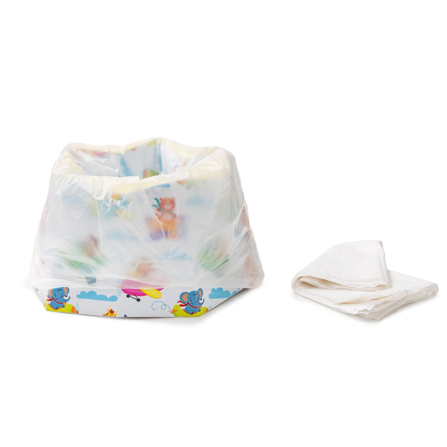 Babyjem portable carton travel potty with free 6 trash pods
