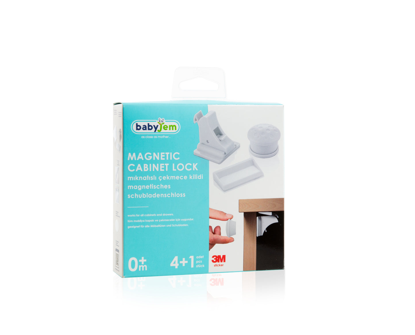 Babyjem magnetic cabinet lock 4 pieces