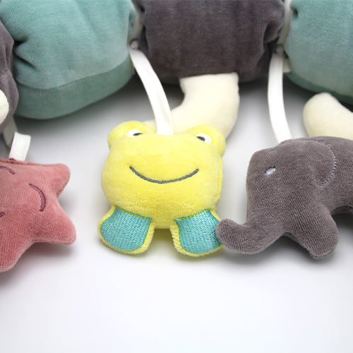 Babyjem velvet catterpillar pillow