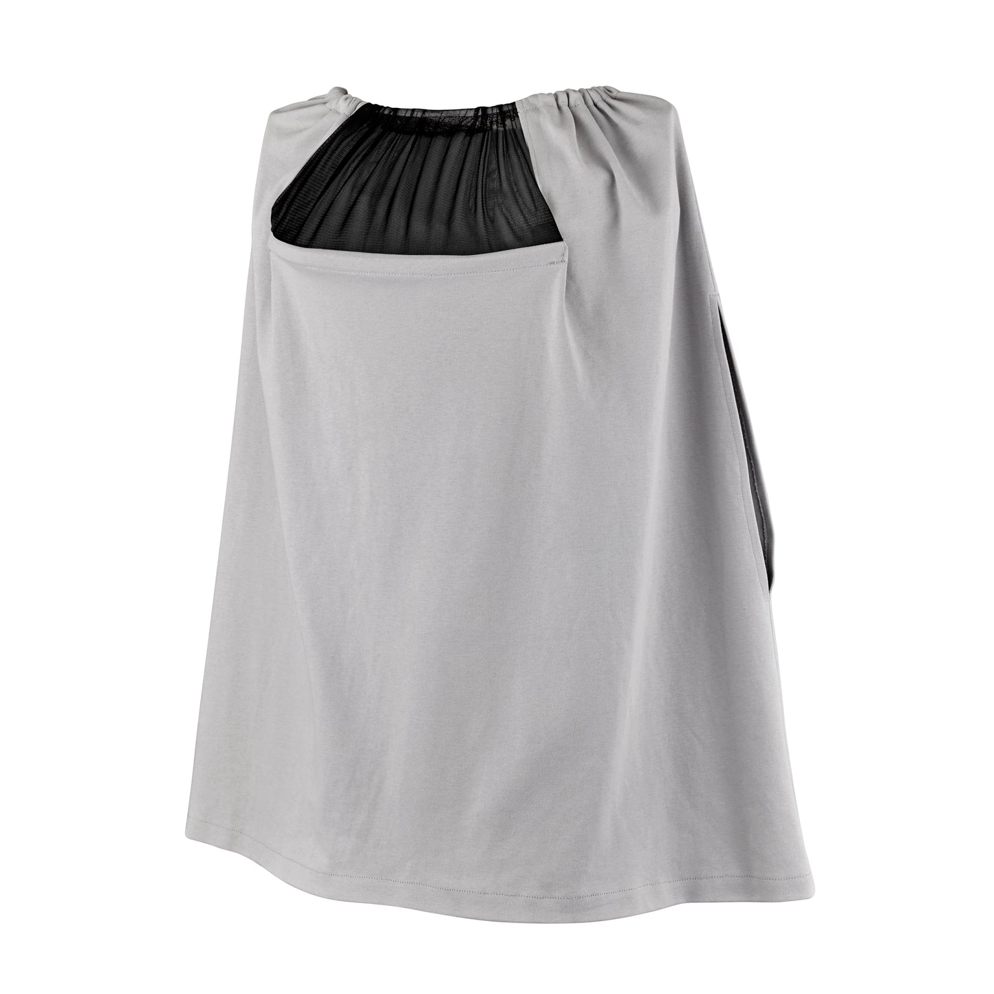 Babyjem breast feeding tulle cover grey