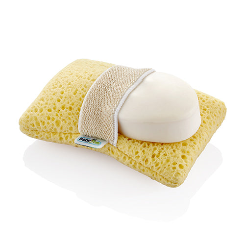 Babyjem baby bath sponge with rubber band ideal softness