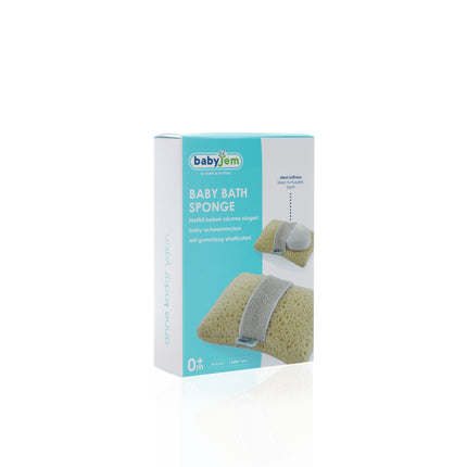 Babyjem baby bath sponge with rubber band ideal softness
