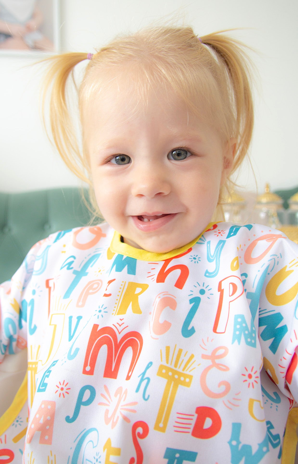Babyjem blw bib with sleeves
