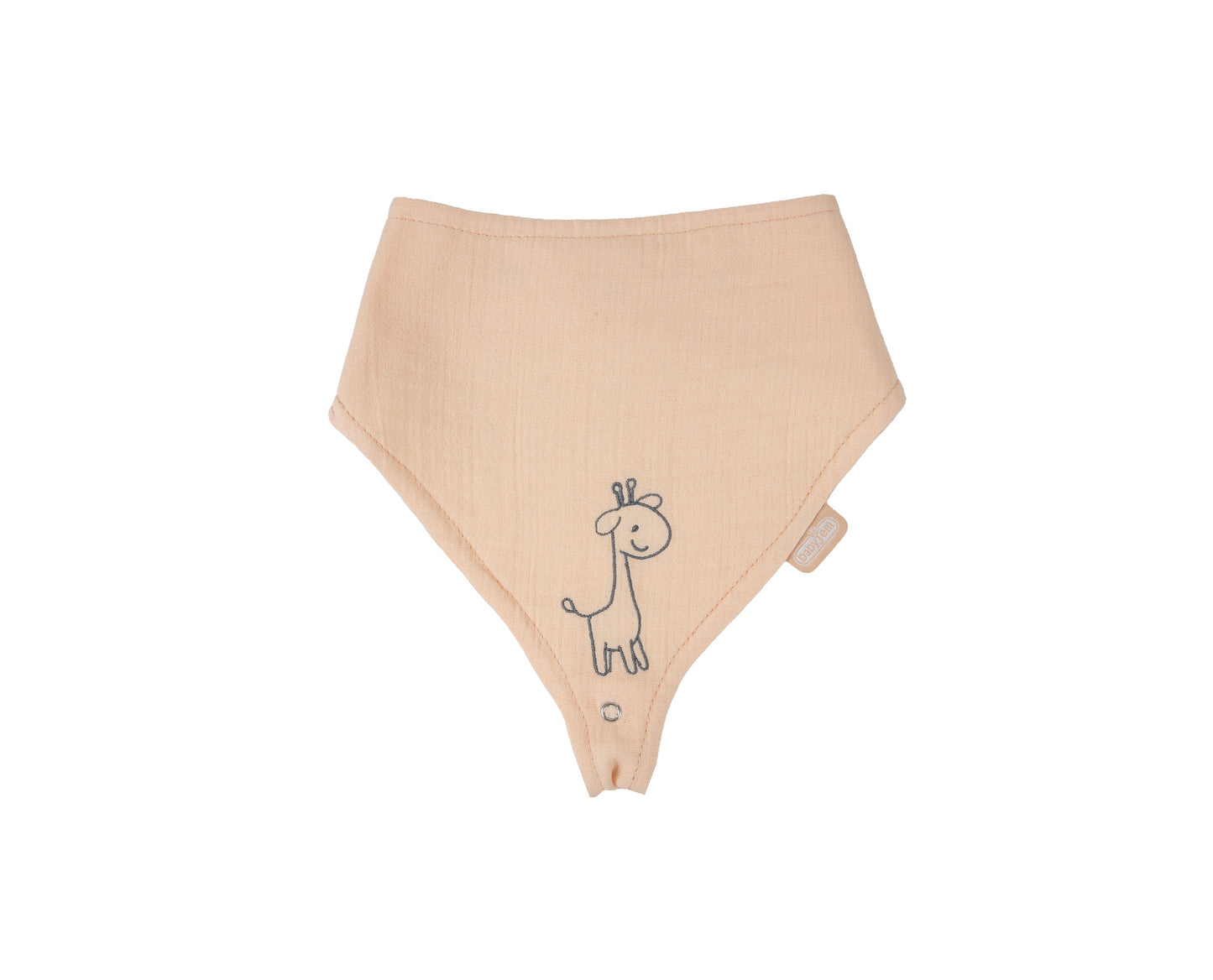 Babyjem 837 muslin bib with pacifier hanger