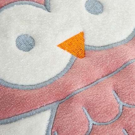 Babyjem velvet colic pillow with cherry core bag owl to reduce colic pain 14x17 cm