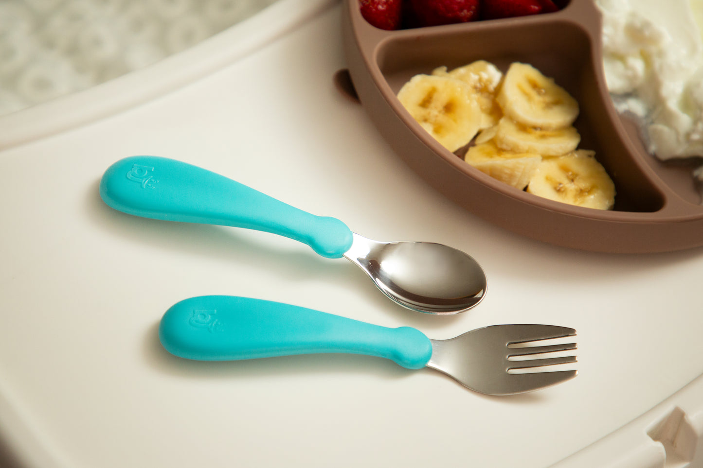 Babyjem steel spoon and fork