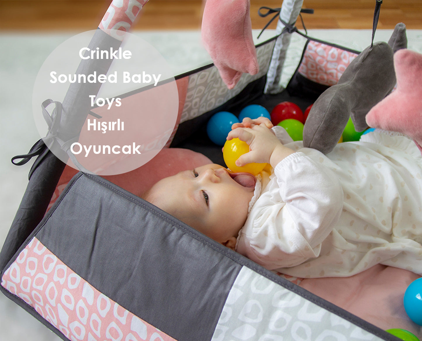 Babyjem play mat with balls (contains 60 balls)