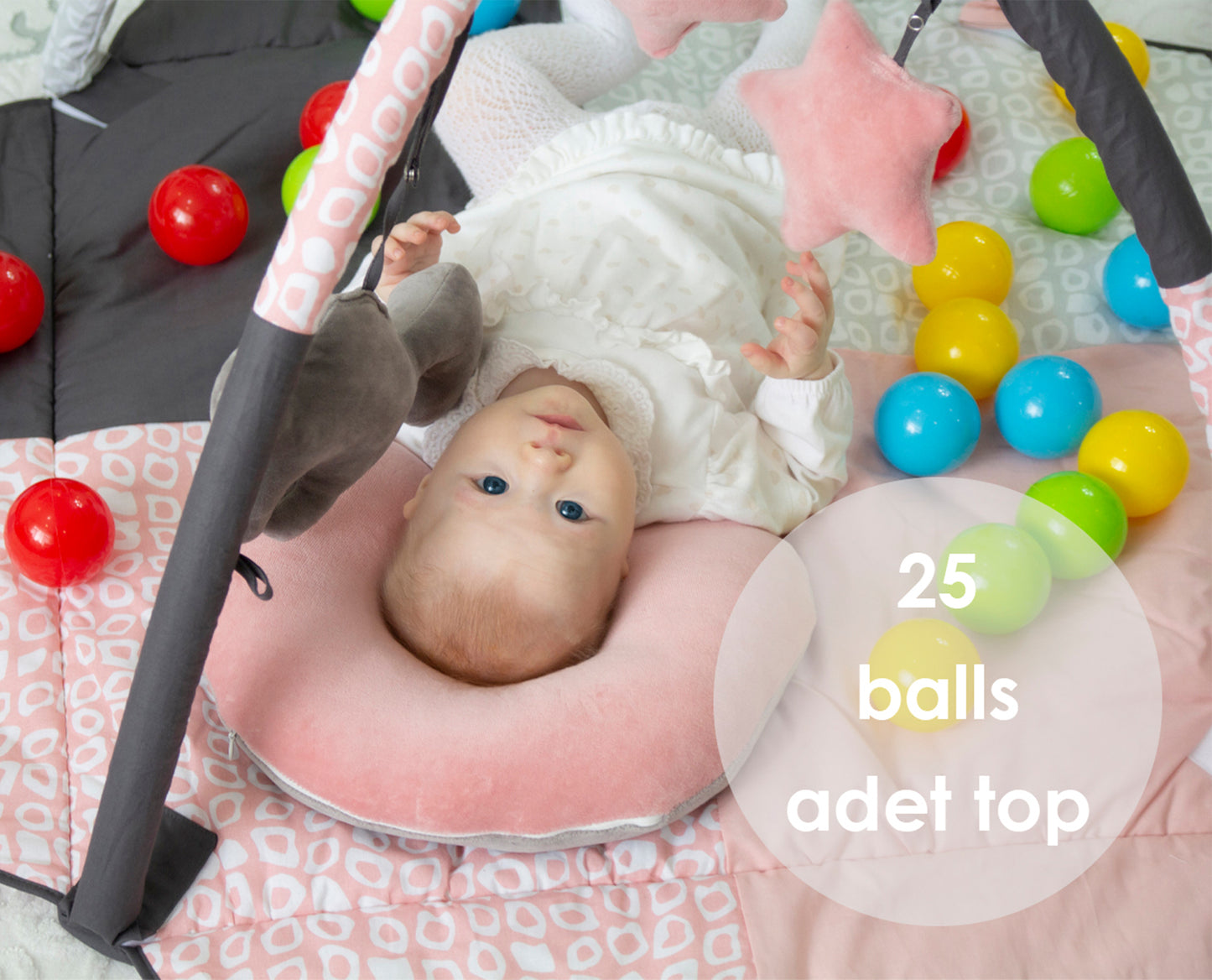 Babyjem play mat with balls (contains 60 balls)