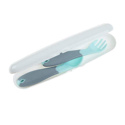 Babyjem plastic fork & spoon travel case