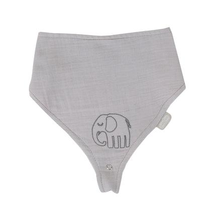 Babyjem 837 muslin bib with pacifier hanger