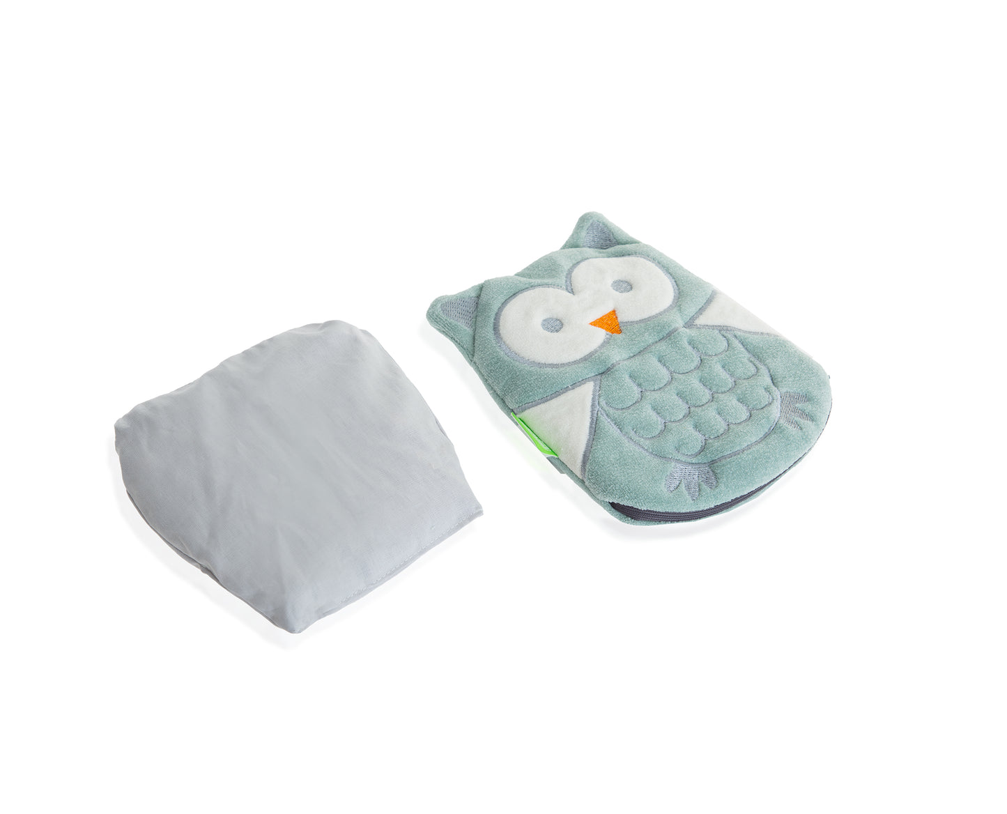 Babyjem velvet colic pillow with cherry core bag owl