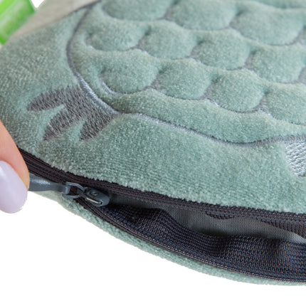 Babyjem velvet colic pillow with cherry core bag owl to reduce colic pain 14x17 cm