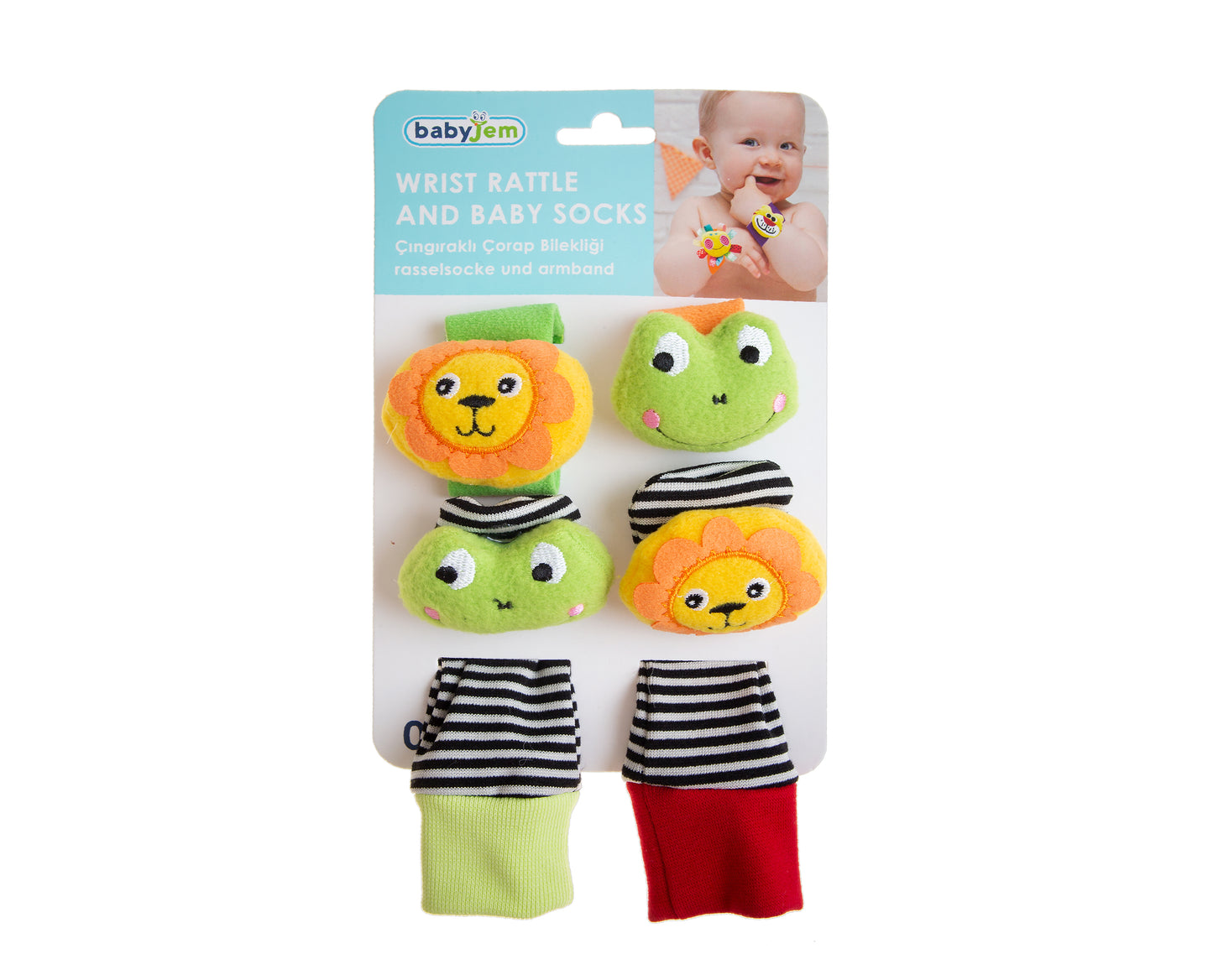 Babyjem rattle socks and bracelets