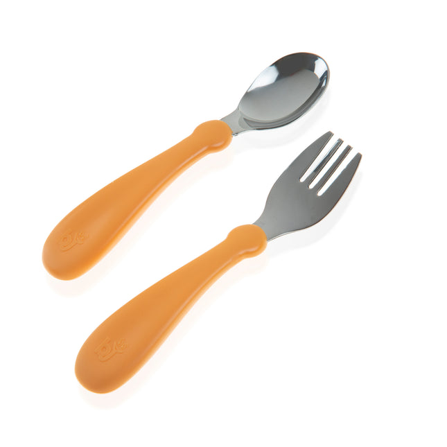 Babyjem steel spoon and fork