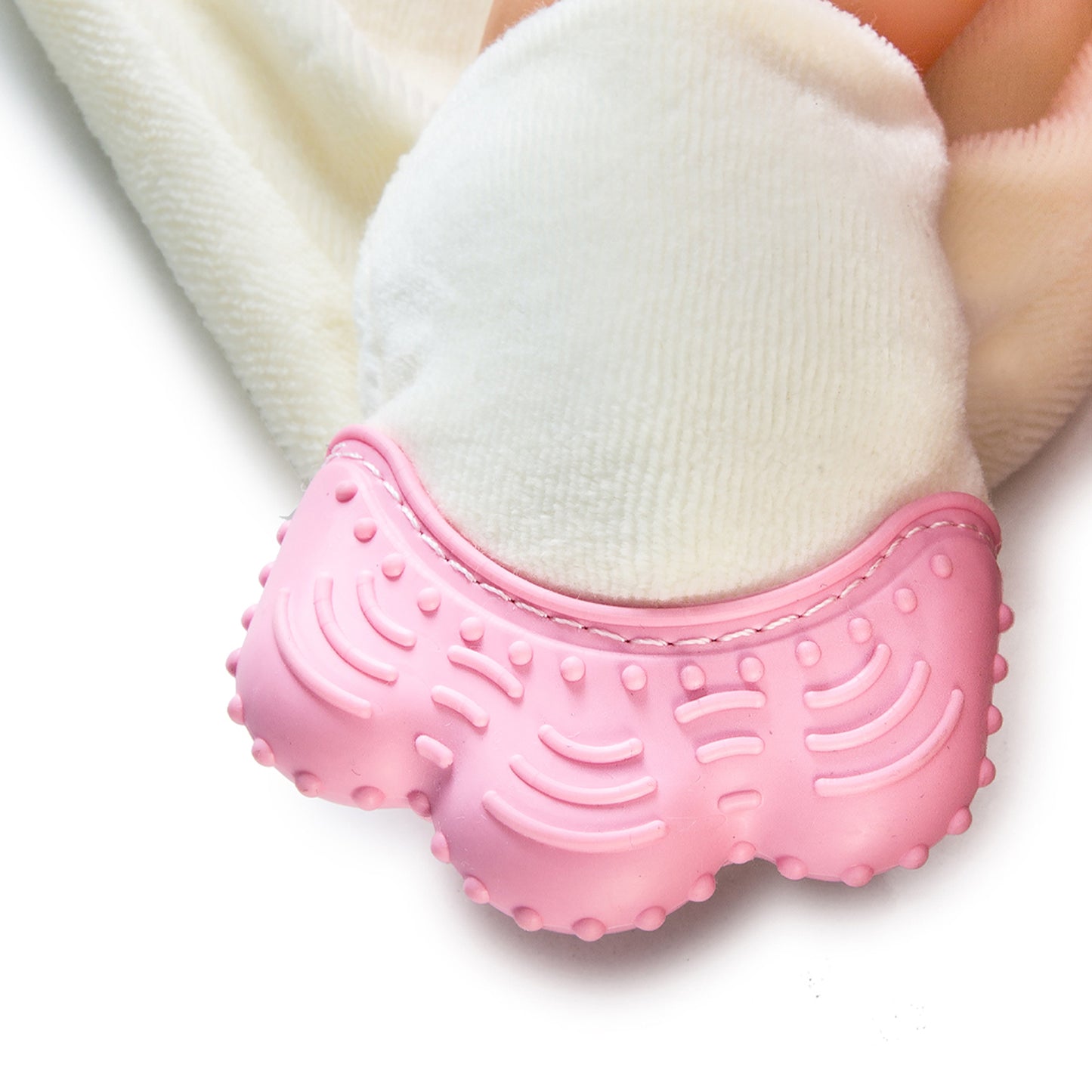 Babyjem sleping friend with theeter