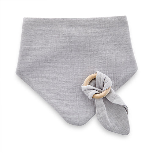 Babyjem muslin bib with teether