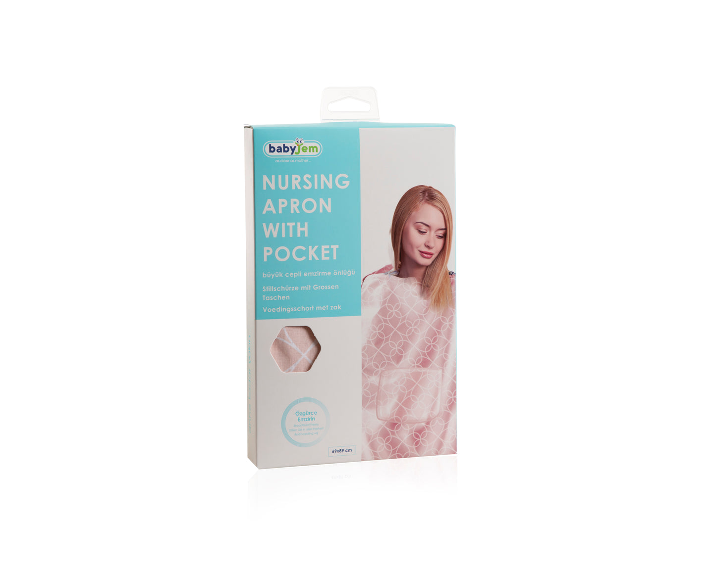 Babyjem nursing apron wi̇th pocket