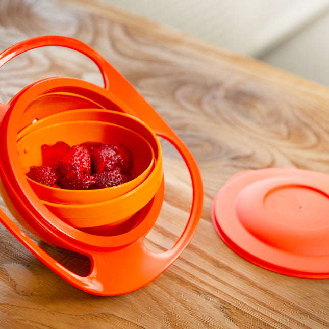 Babyjem amazing 360 rotating bowl no spill dishwasher safe
