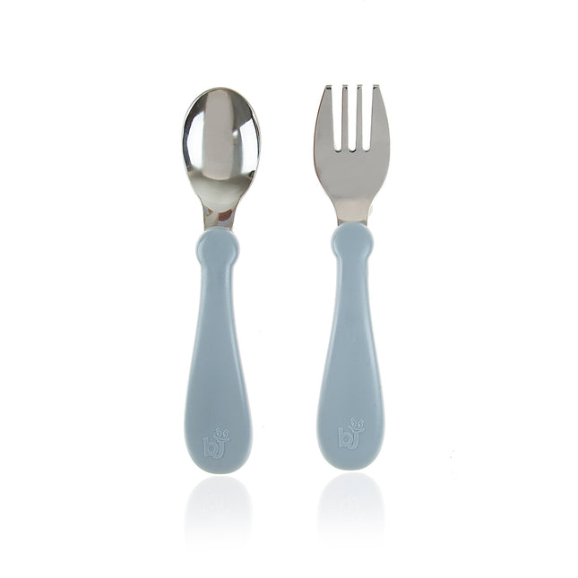 Babyjem steel spoon and fork
