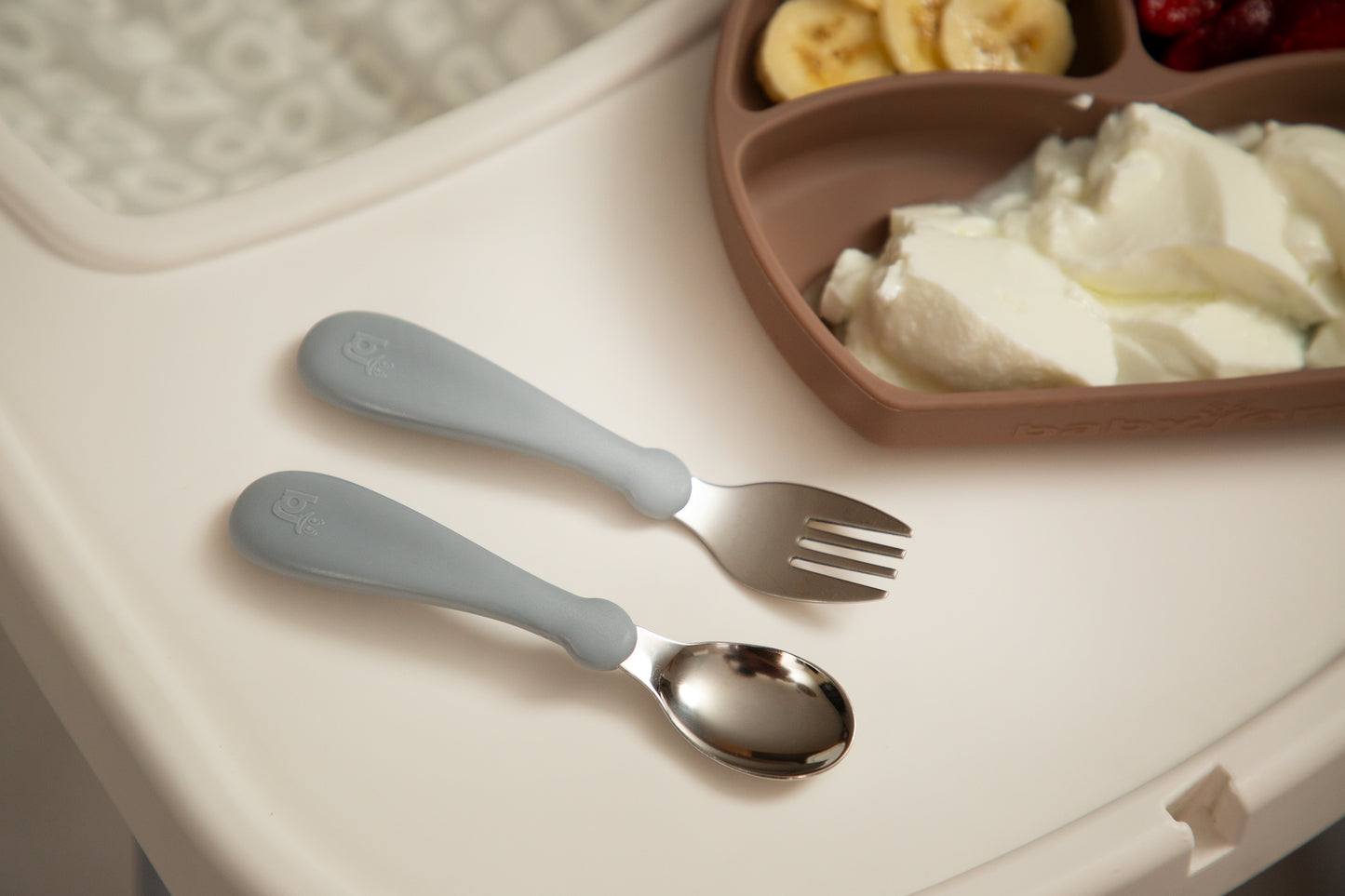 Babyjem steel spoon and fork