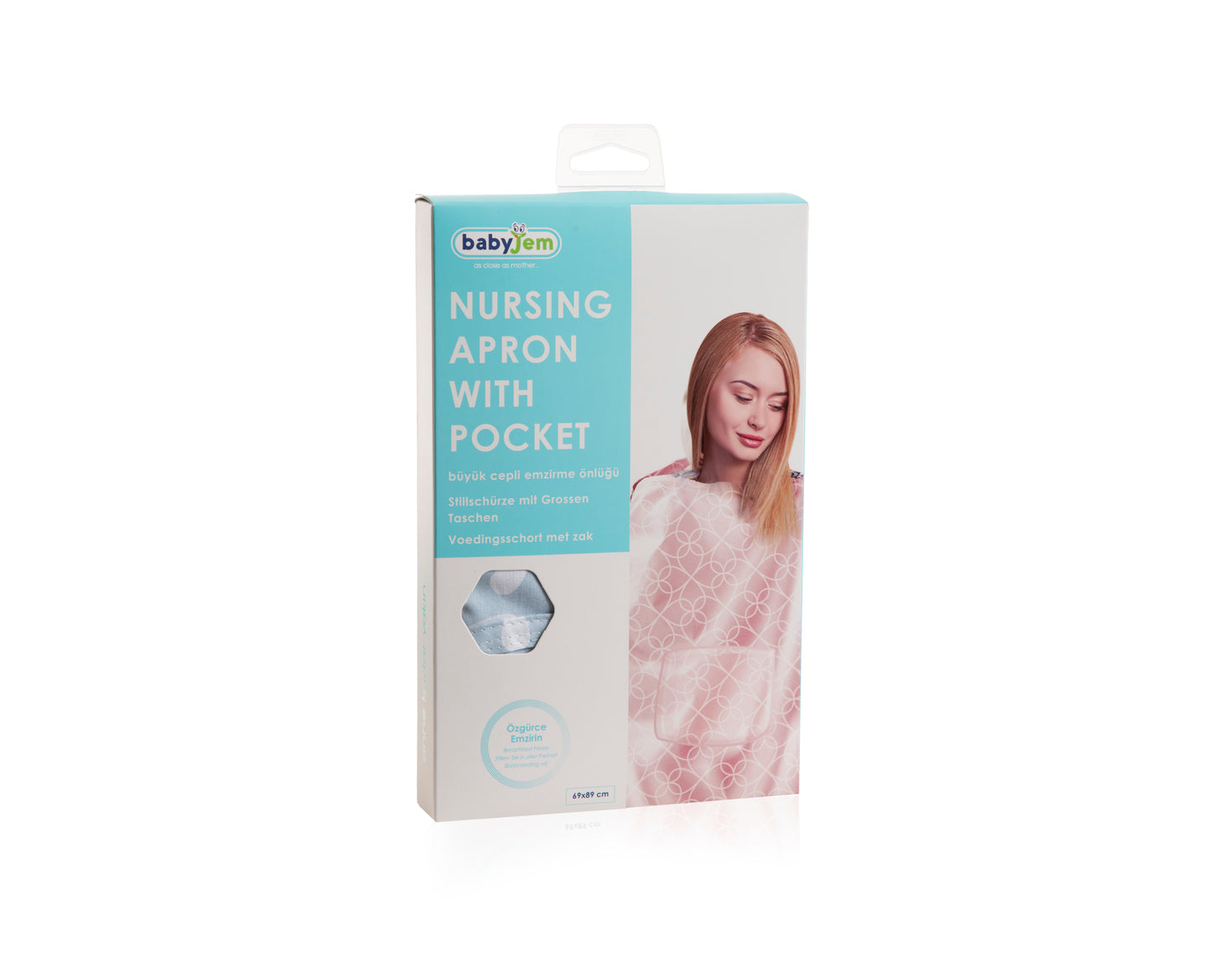 Babyjem nursing apron wi̇th pocket