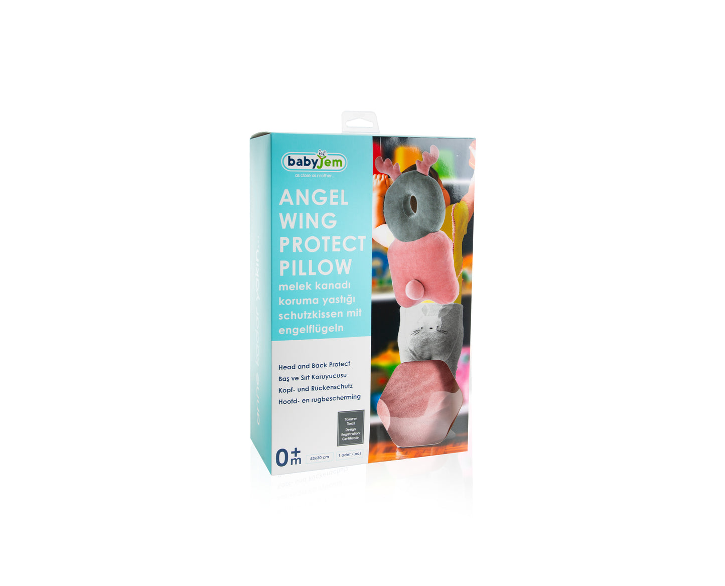 Babyjem angel wi̇ng protect pillow
