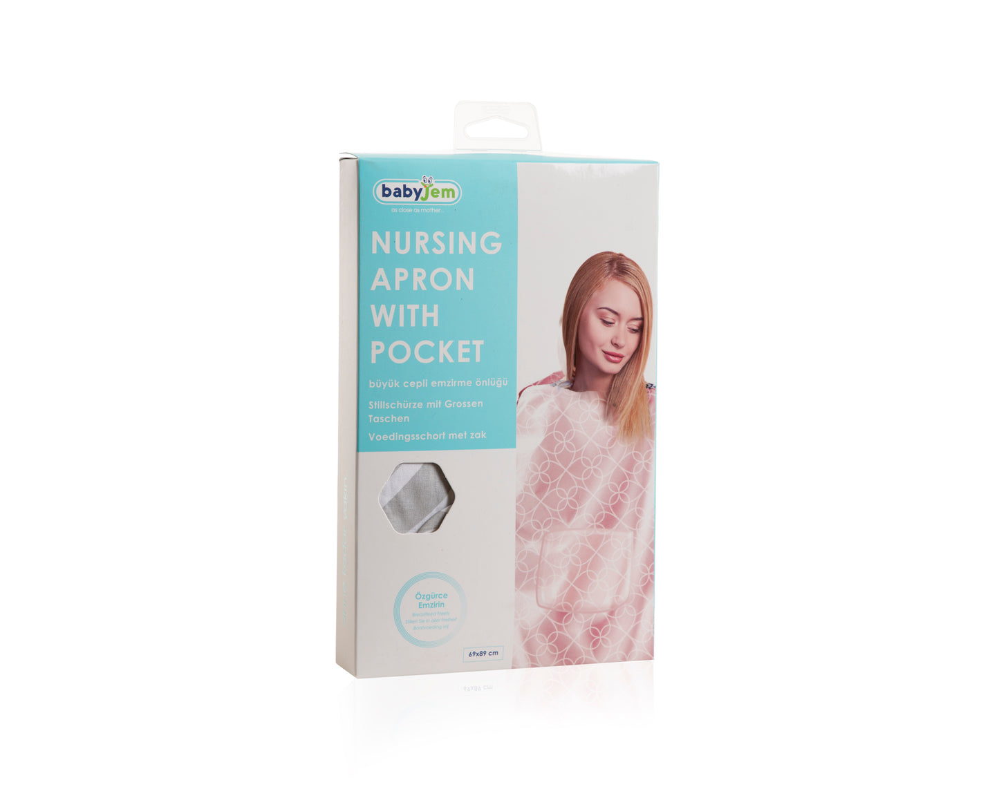 Babyjem nursing apron wi̇th pocket