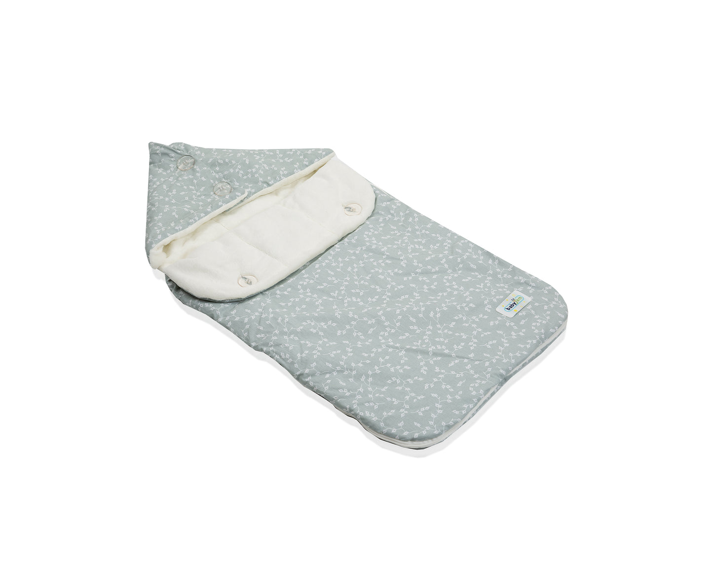 Babyjem swaddle with flower patterns