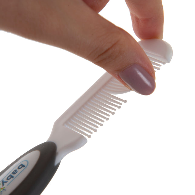 Babyjem brush comb set natural bristle