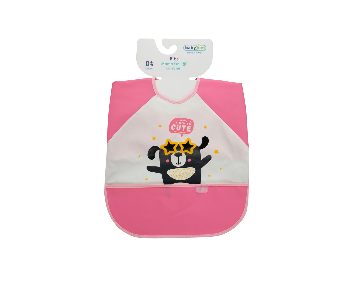 Babyjem poly bib sleeved