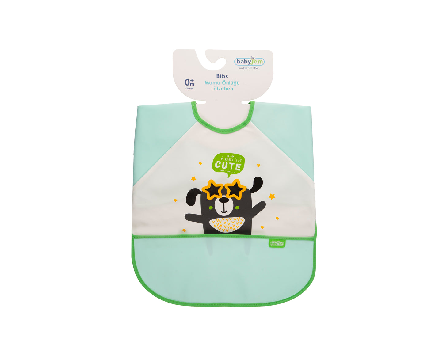 Babyjem poly bib sleeved
